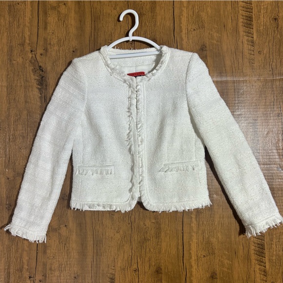 Alice + Olivia whiteTweed Blazer/jacket - Picture 5 of 16